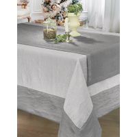 Nappe Athenas argent 170 x 250 cm - Visuel 0